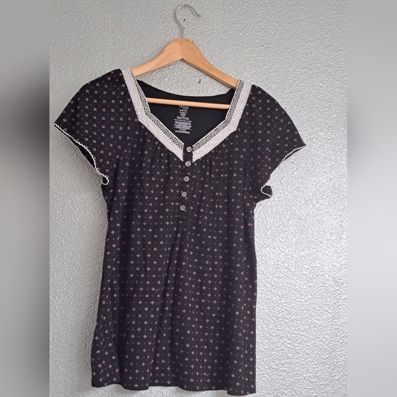 Two Secret Treasures Pajama Tops   Size M - Picture 1 of 10